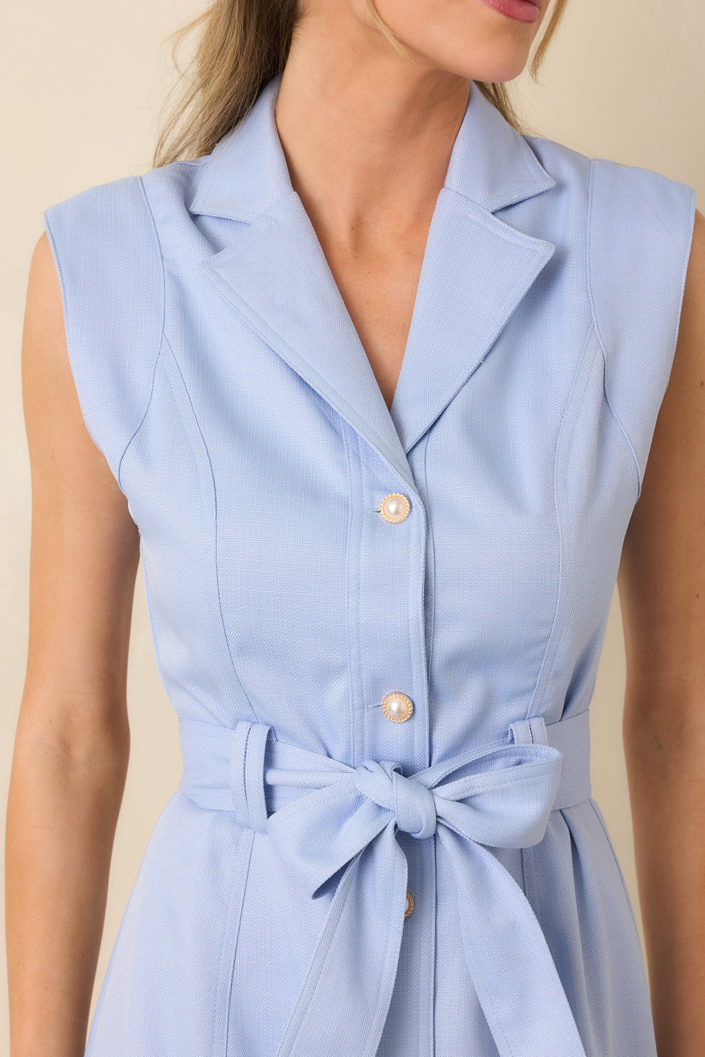 Prosperina Jacqueline Sky Blue Midi Dress