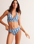 Classic Fold Bikini Bottoms-Surf The Web, Pineapple Wave