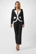 Joseph Ribkoff Lux Twill Straight Leg Pull-On Pants