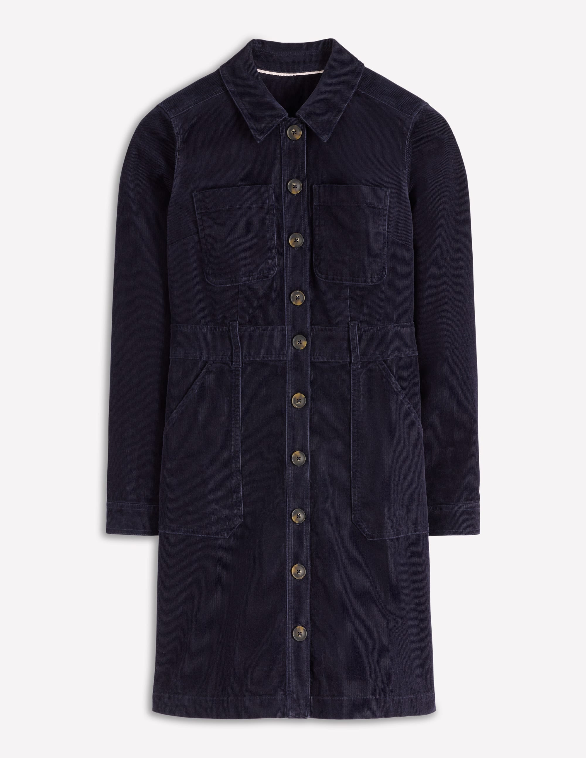 Amanda Cord Short Dress-Navy