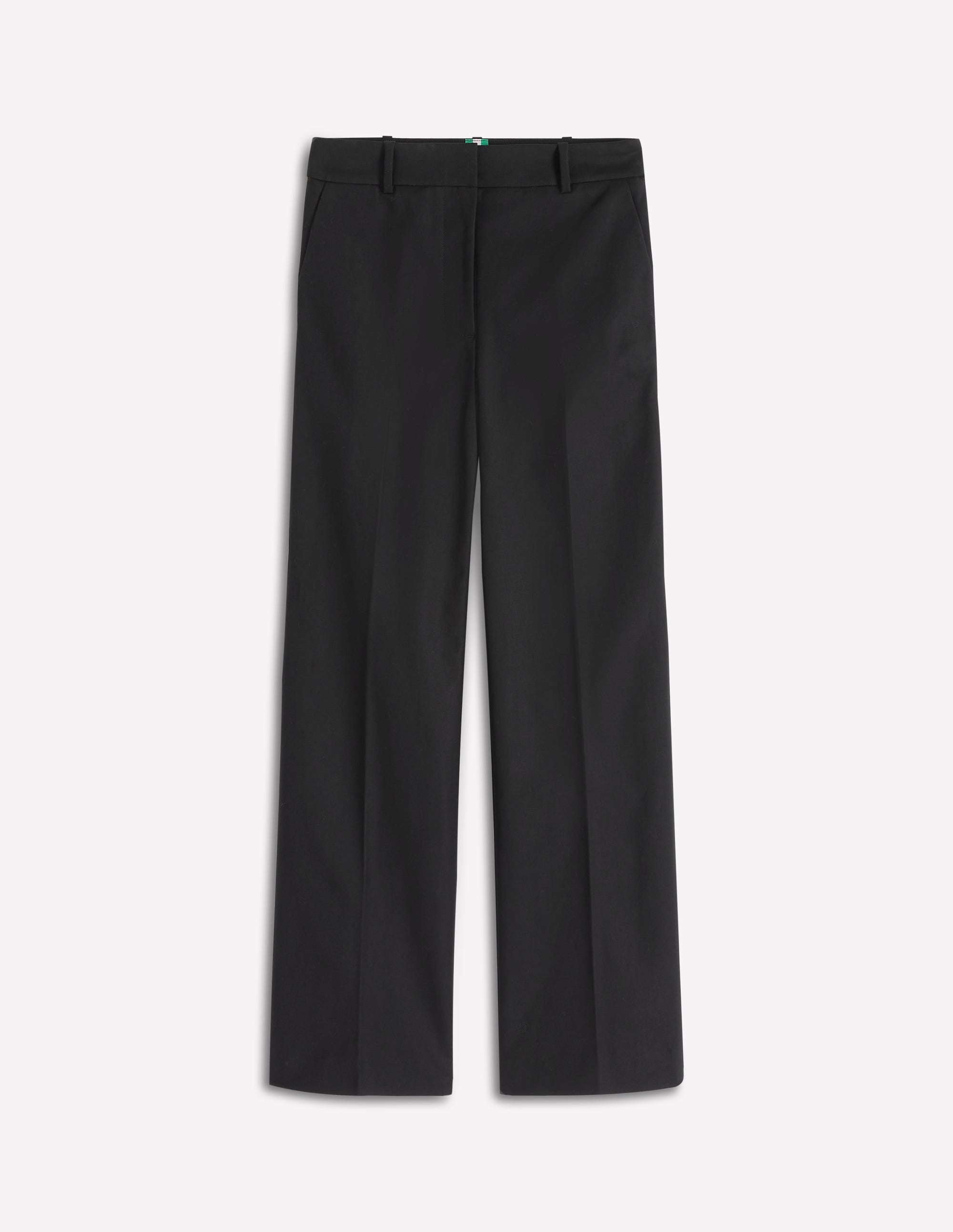 Canonbury Cotton 7/8 Pants-Black