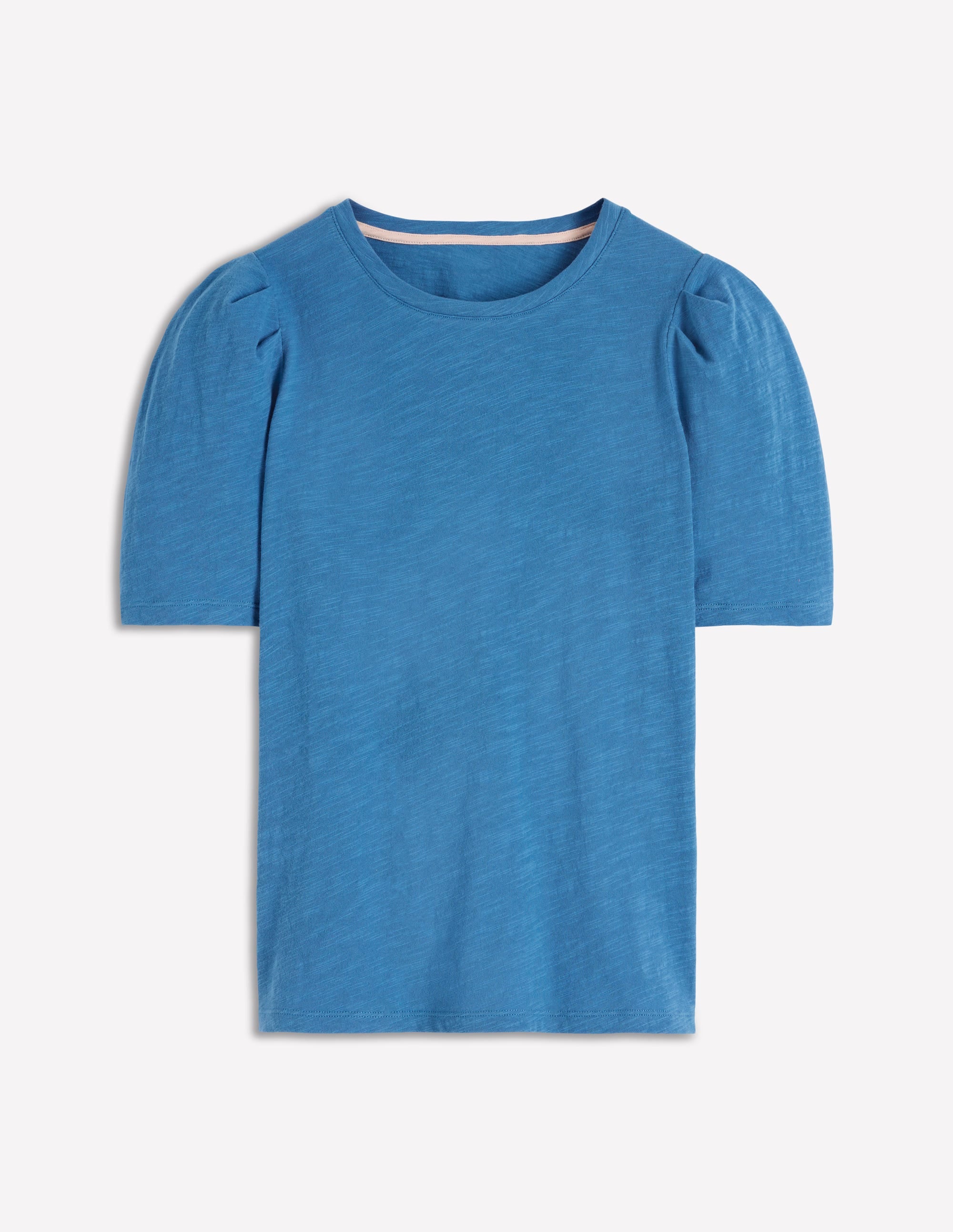 Sophie Puff Sleeve T-shirt-Marine Blue
