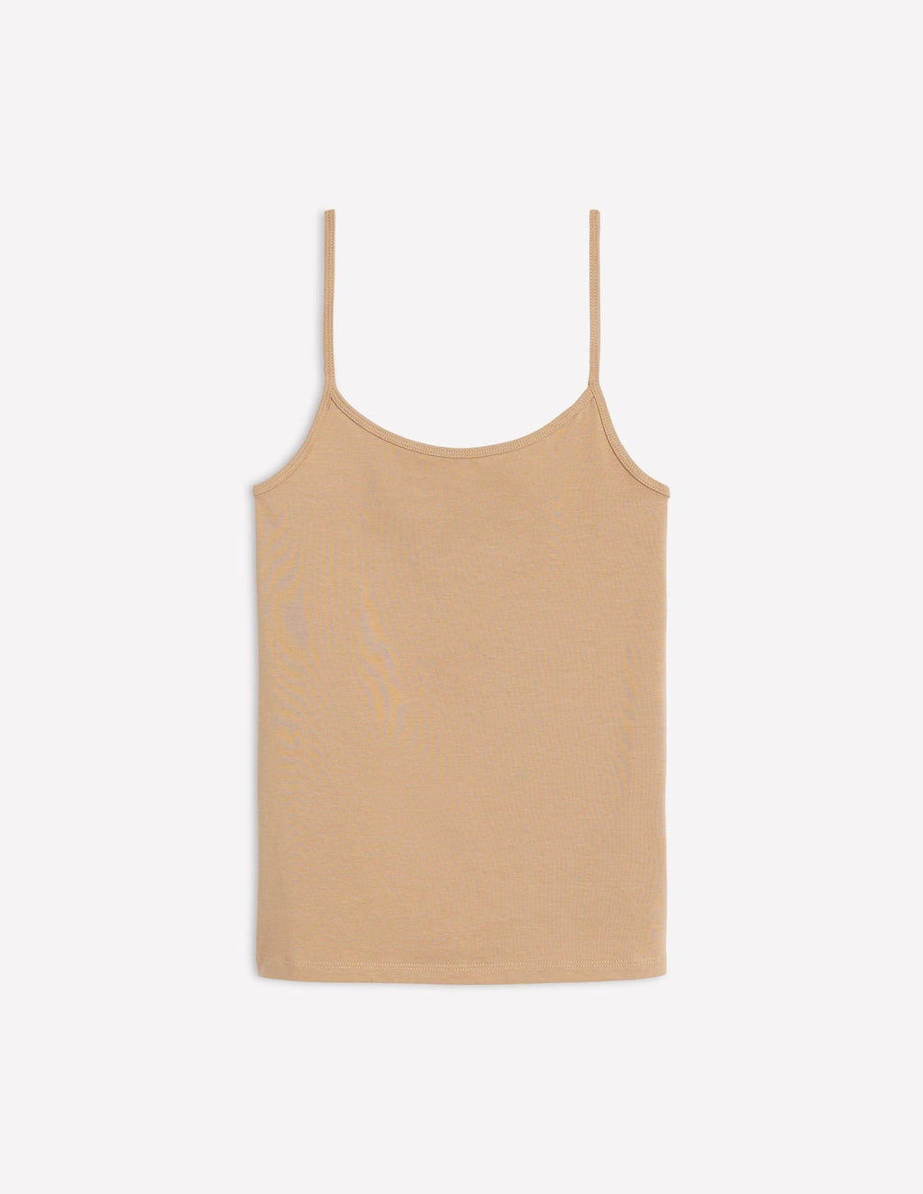 Plain Cami Top-Medium Beige
