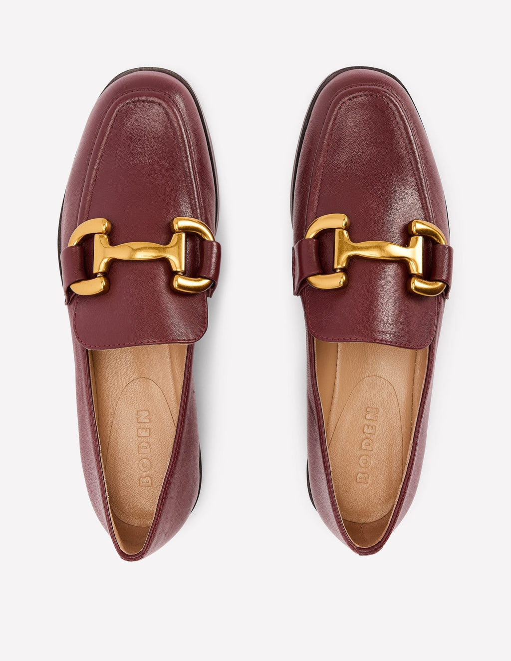 Iris Snaffle Loafers-Oxblood