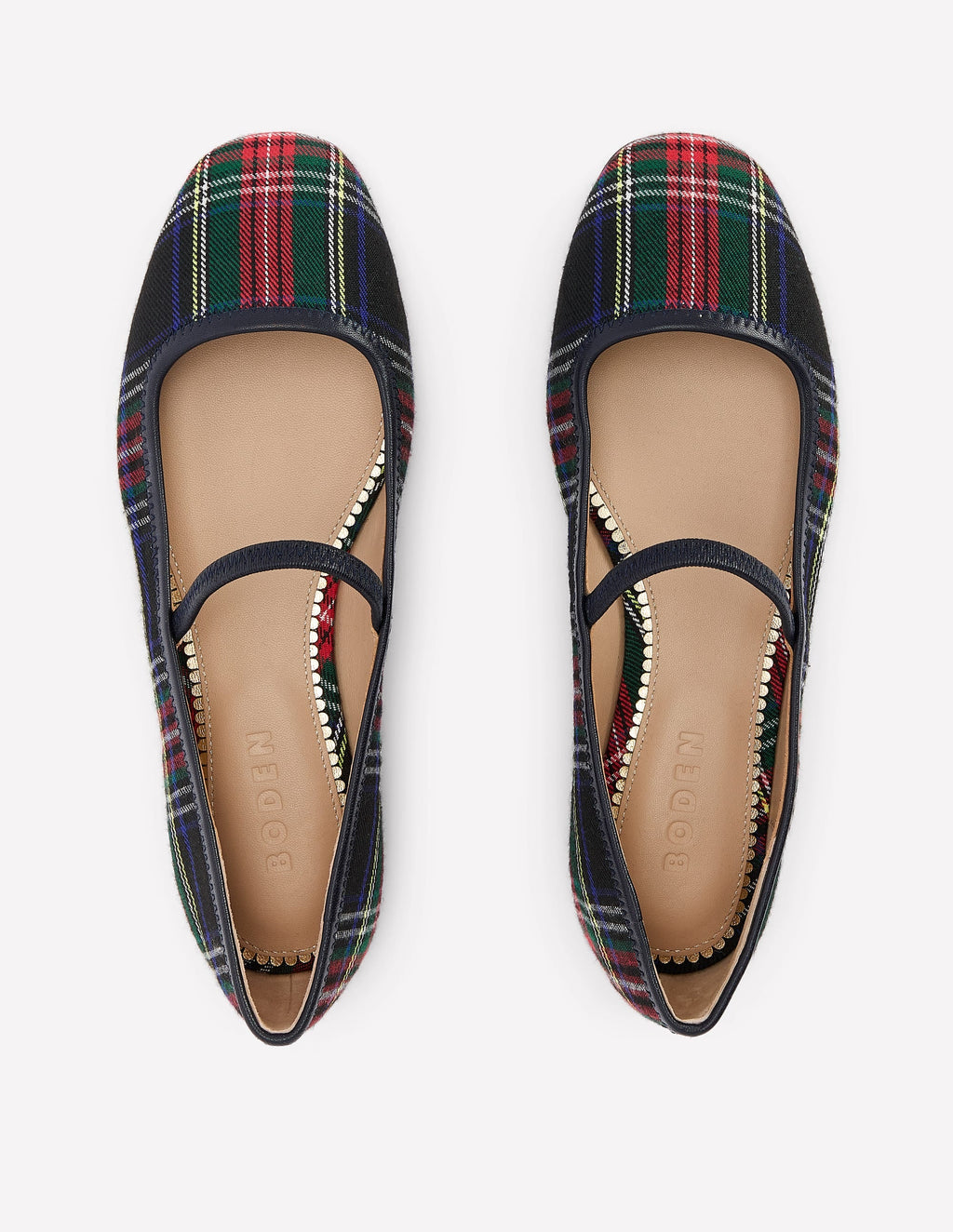 Thea Mary Jane Ballet Flats-Check