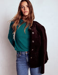 Briony Stitch Sweater-Drake Green