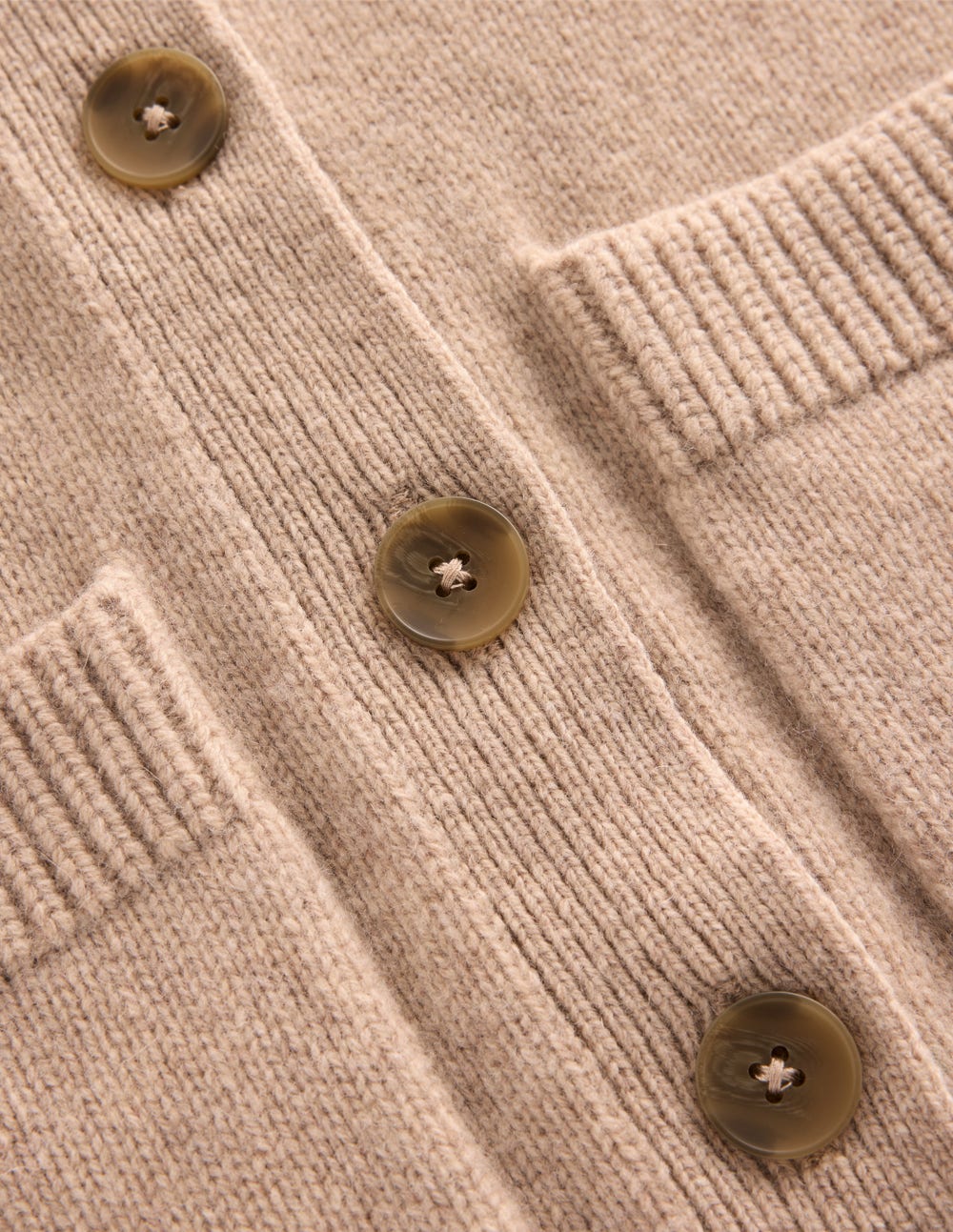 Marion Merino Cardigan-Linen