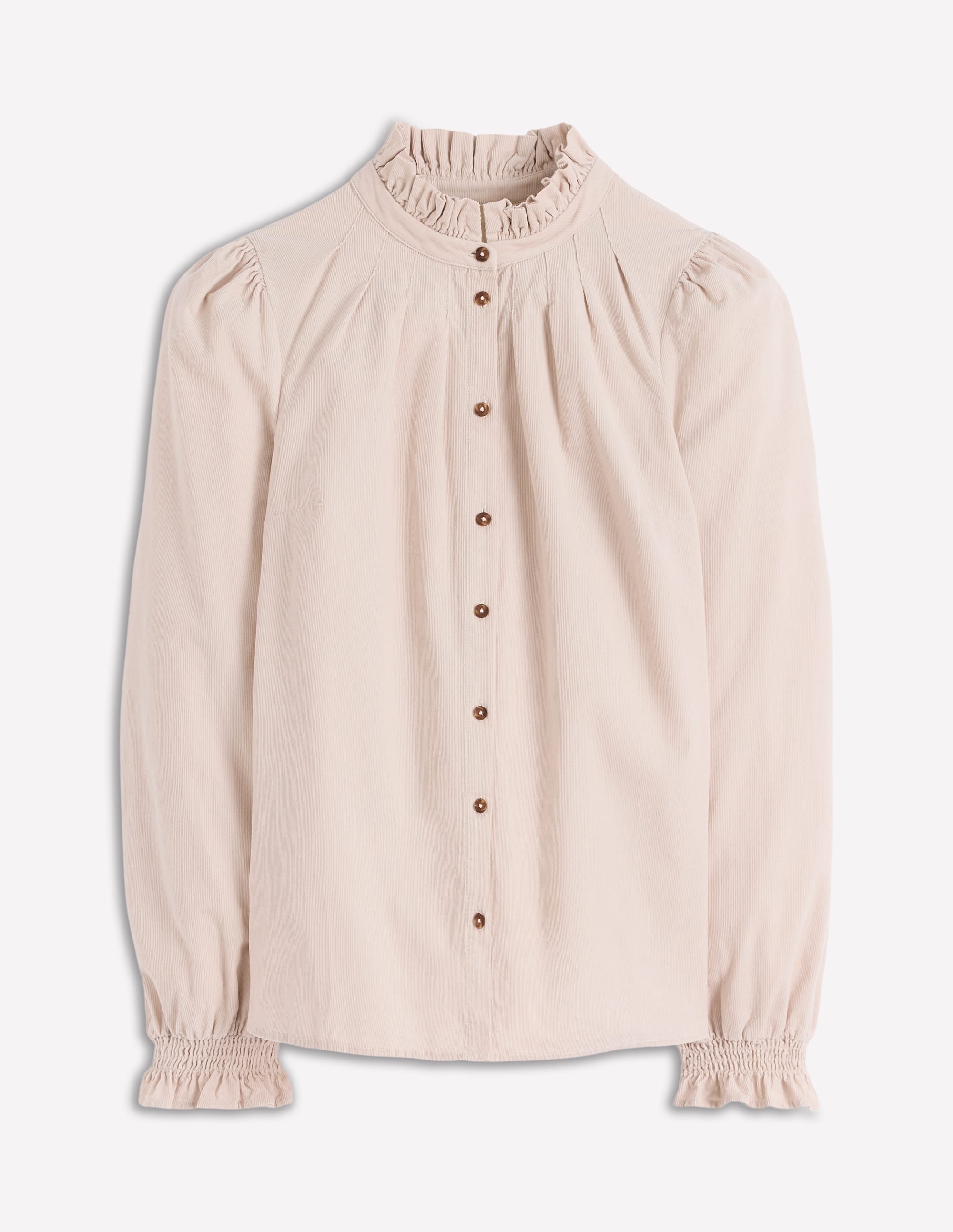 Lorna Cord Top-Almond Milk