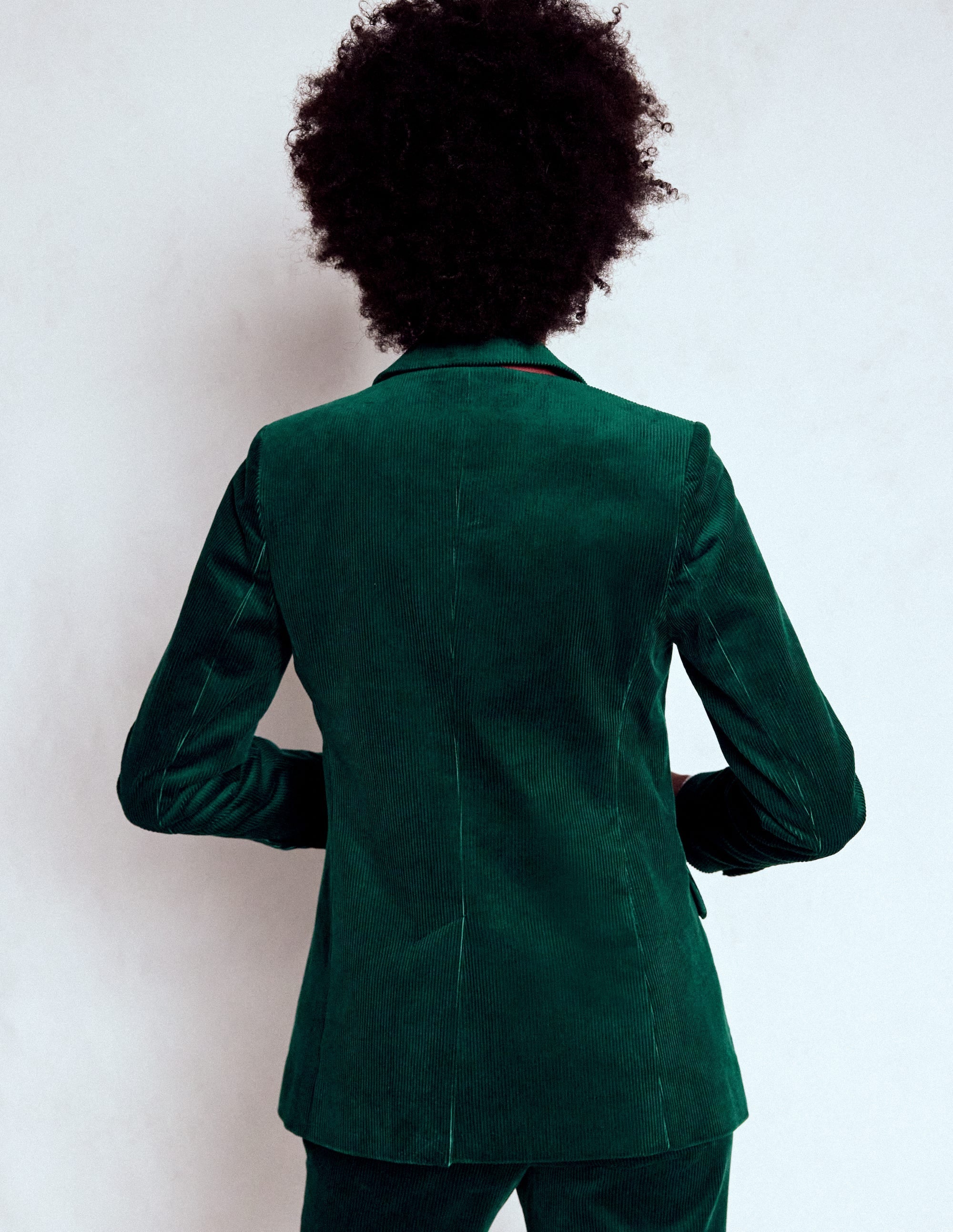 Stamford Cord Blazer-Fern