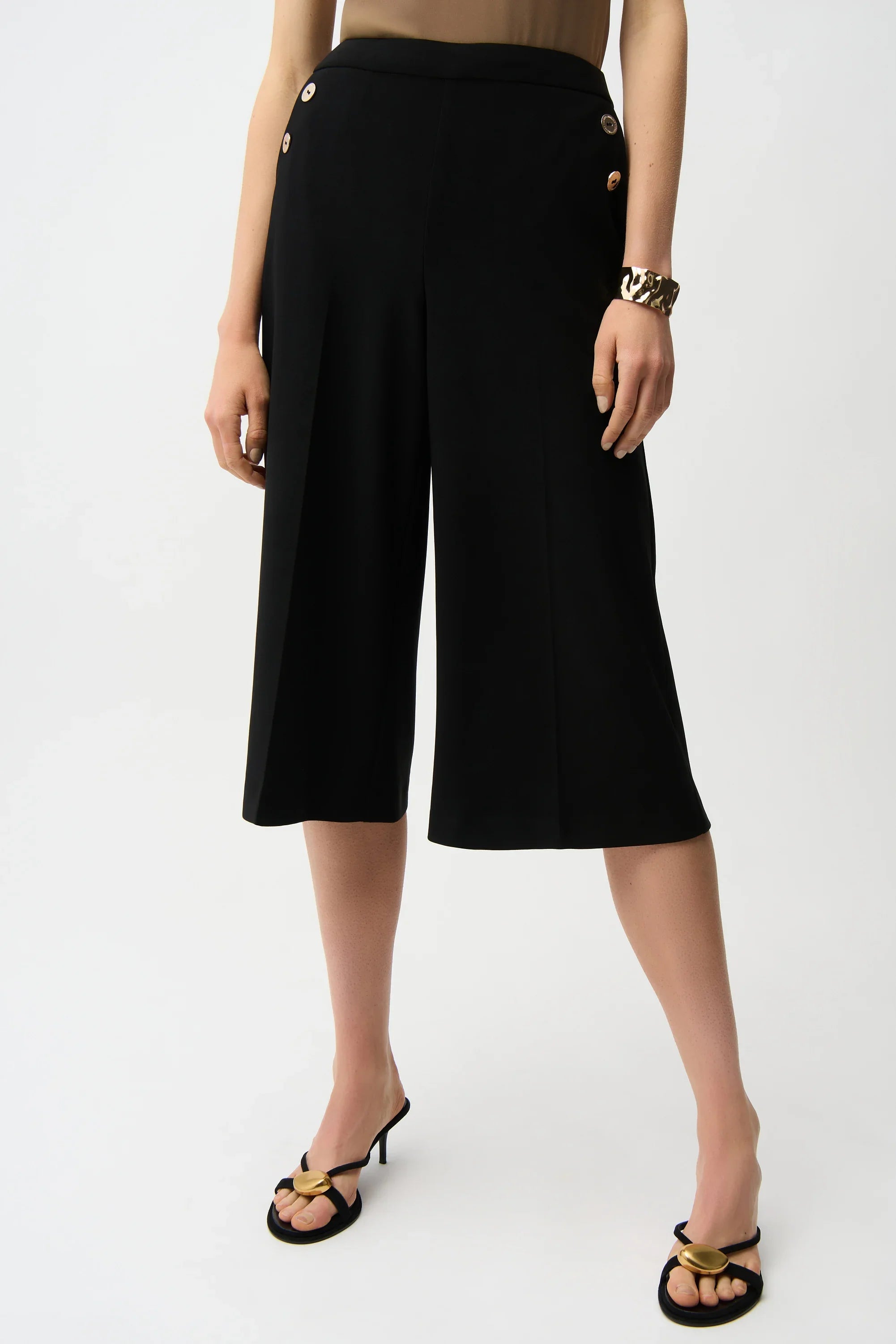 Joseph Ribkoff Silky Knit Pull-On Culotte Pants