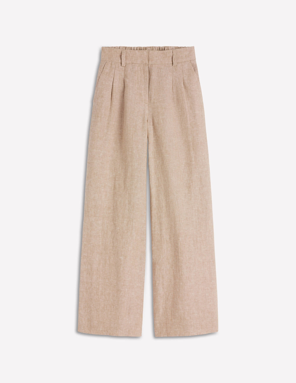Kensington Linen Pants-Cappuccino Chambray