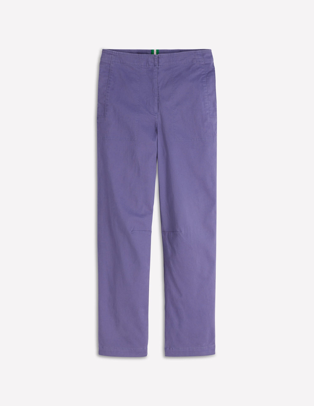 Barrel Leg Chino Pants-Purple Thistle
