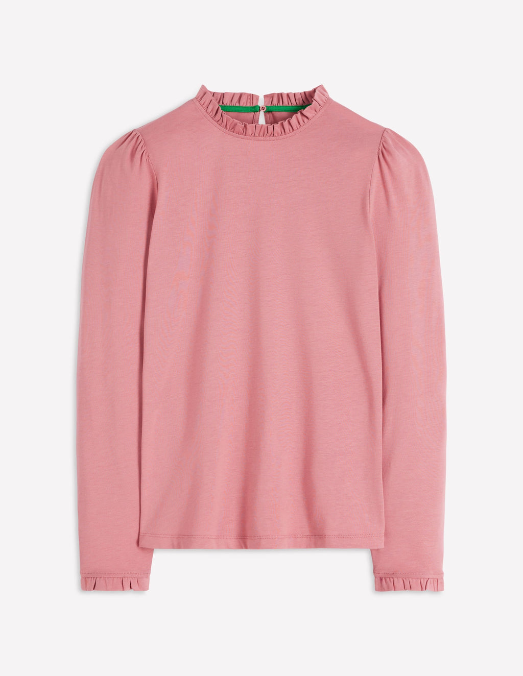 Supersoft Frill Detail Top-Vintage Rose