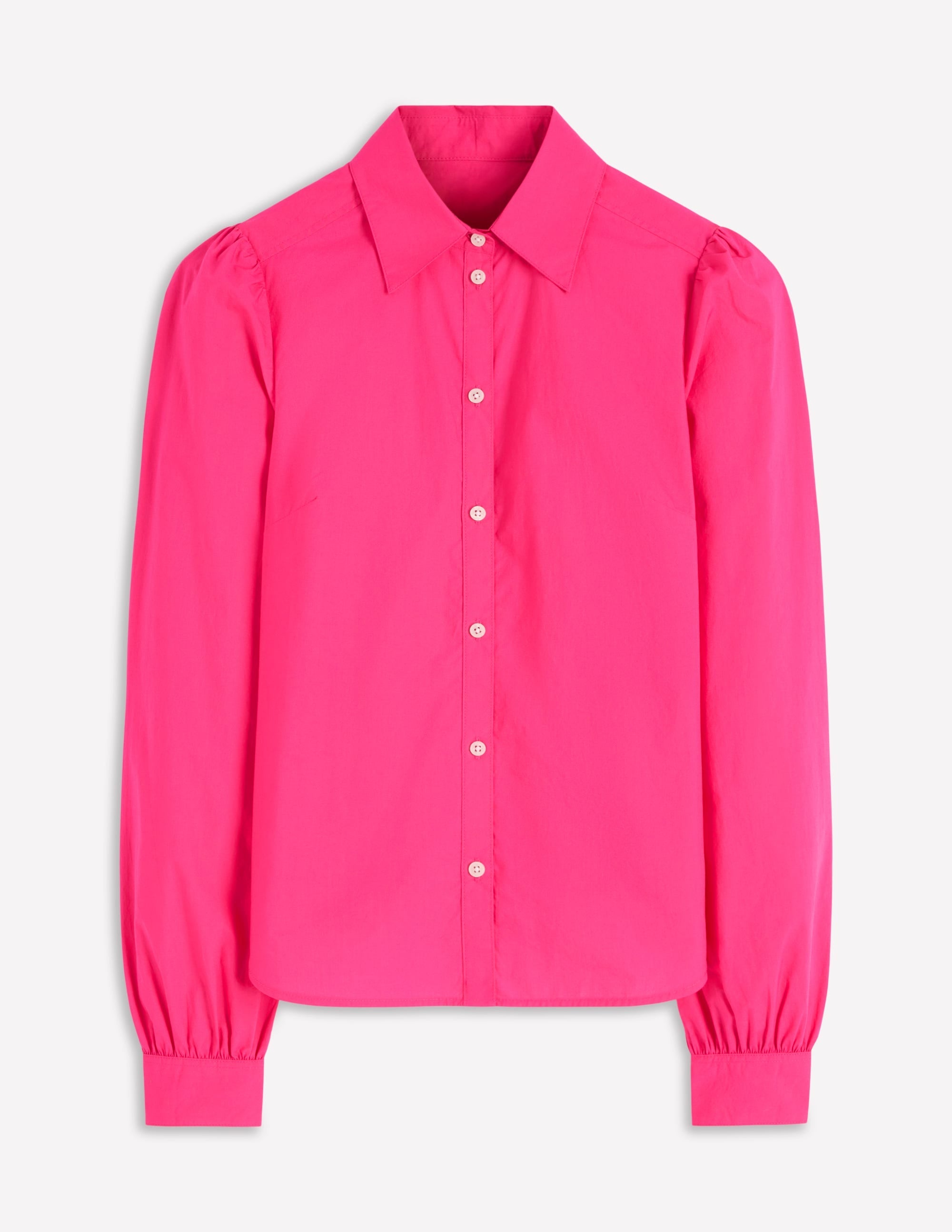 Cara Cotton Shirt-Pop Pansy