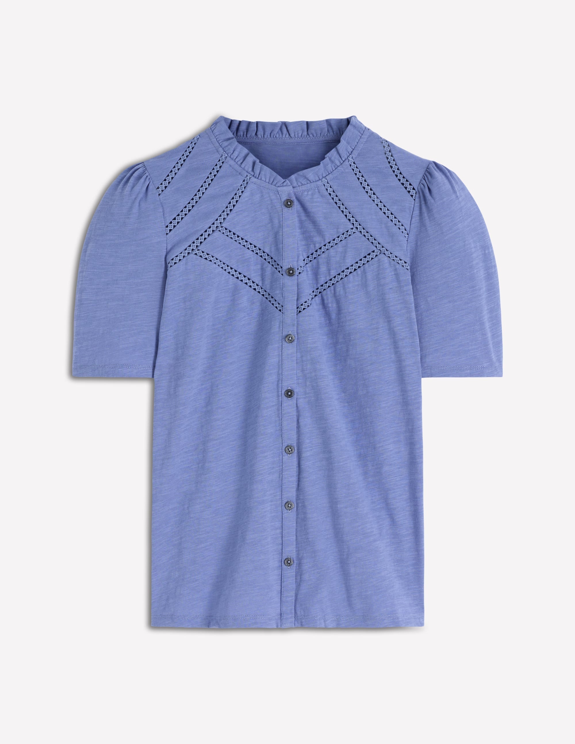 Bea Short Sleeve Shirt-Ebb and Flow