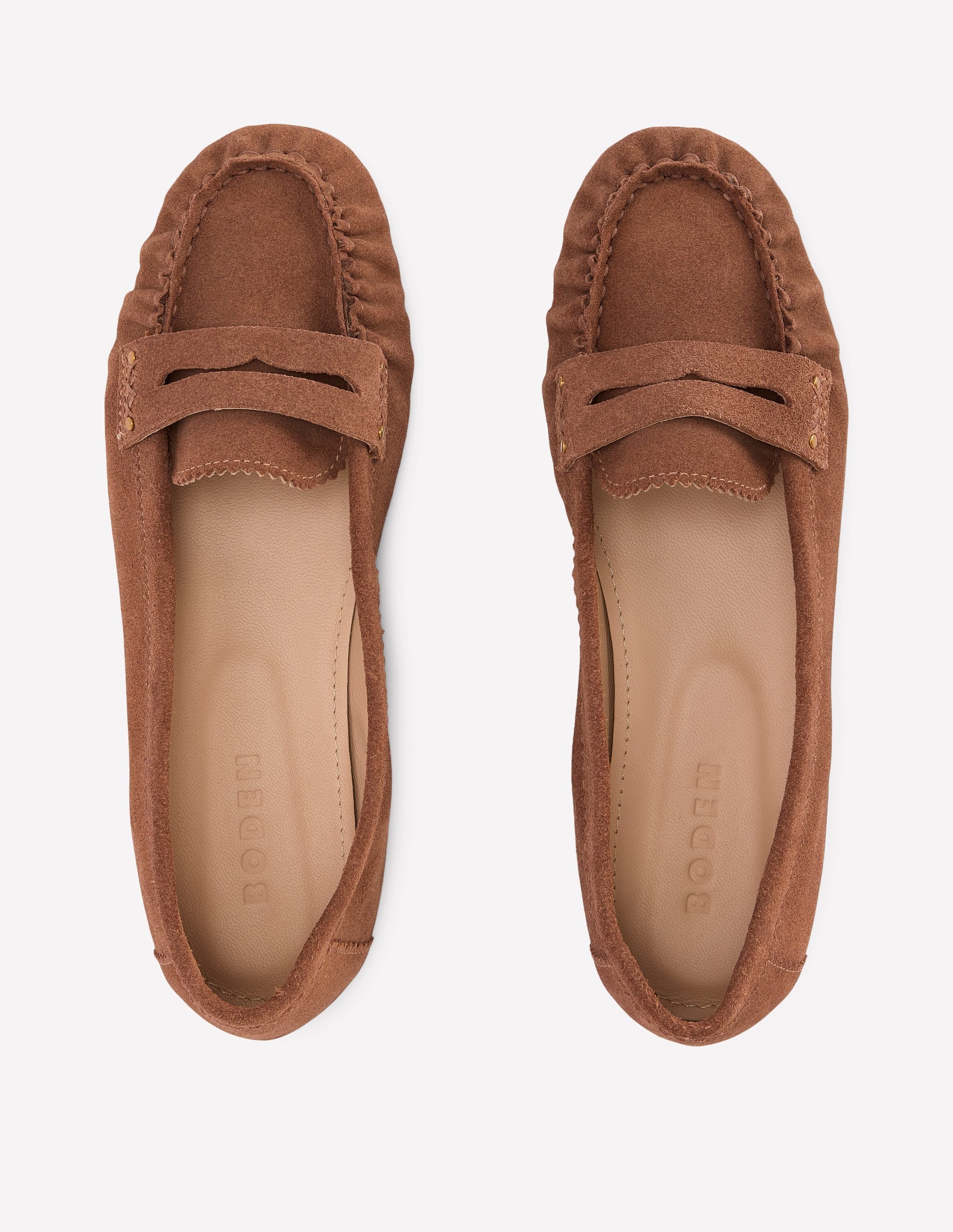 Classic Penny Loafers-Tan