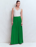 Regent Wide Leg Pants-Rich Emerald