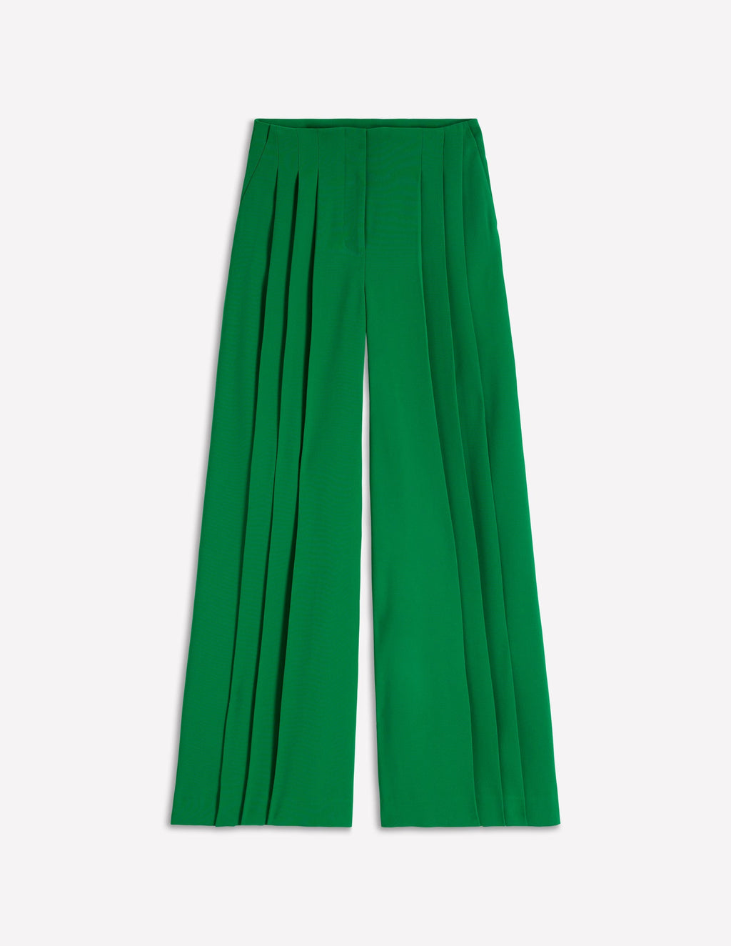 Regent Wide Leg Pants-Rich Emerald