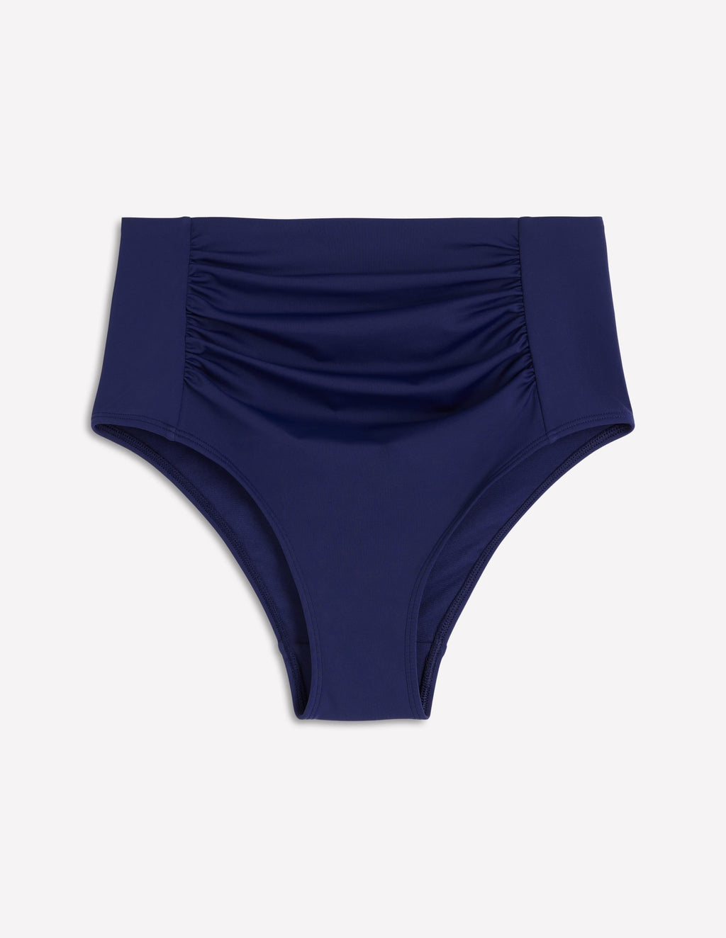 Kythira Ruched Bikini Bottoms-Navy