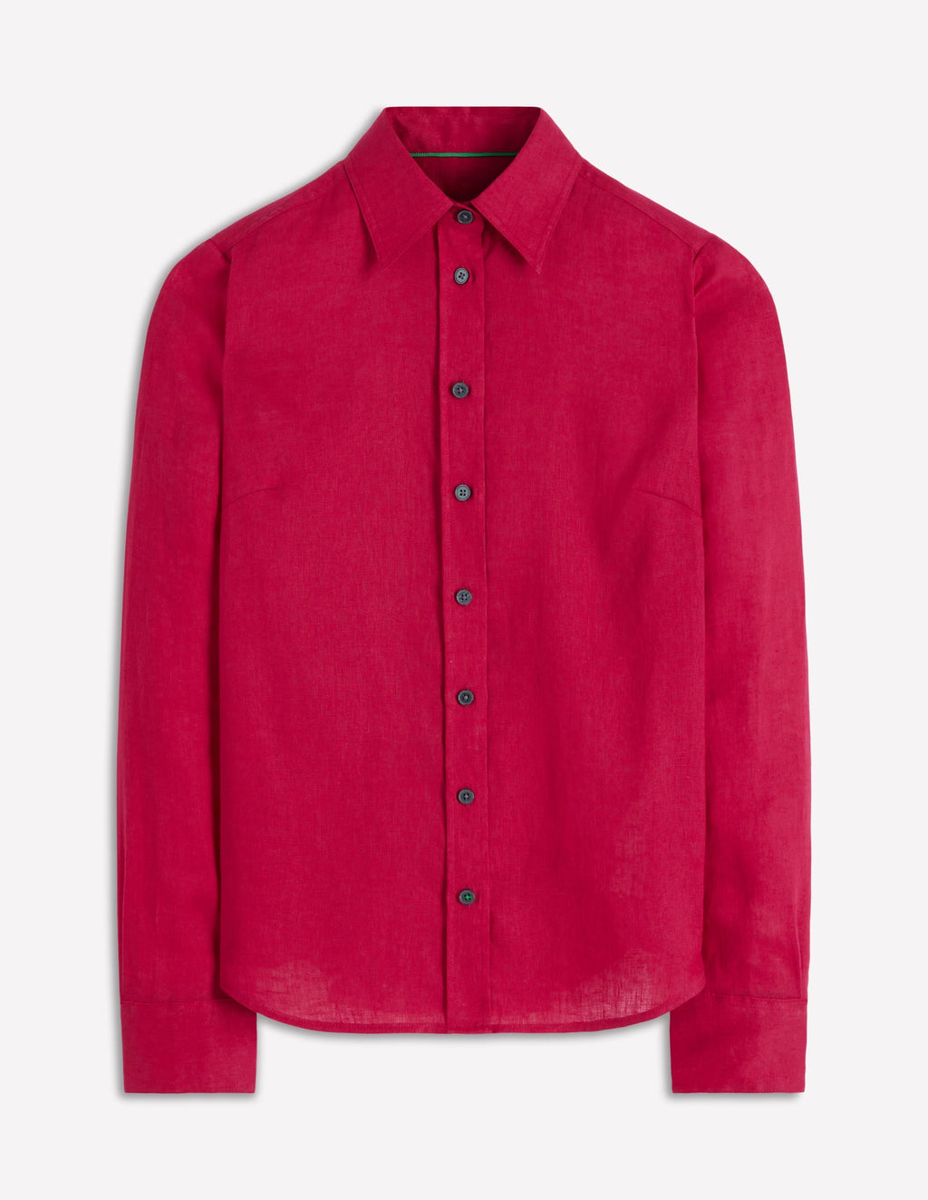 Sienna Linen Shirt-Pomegranate