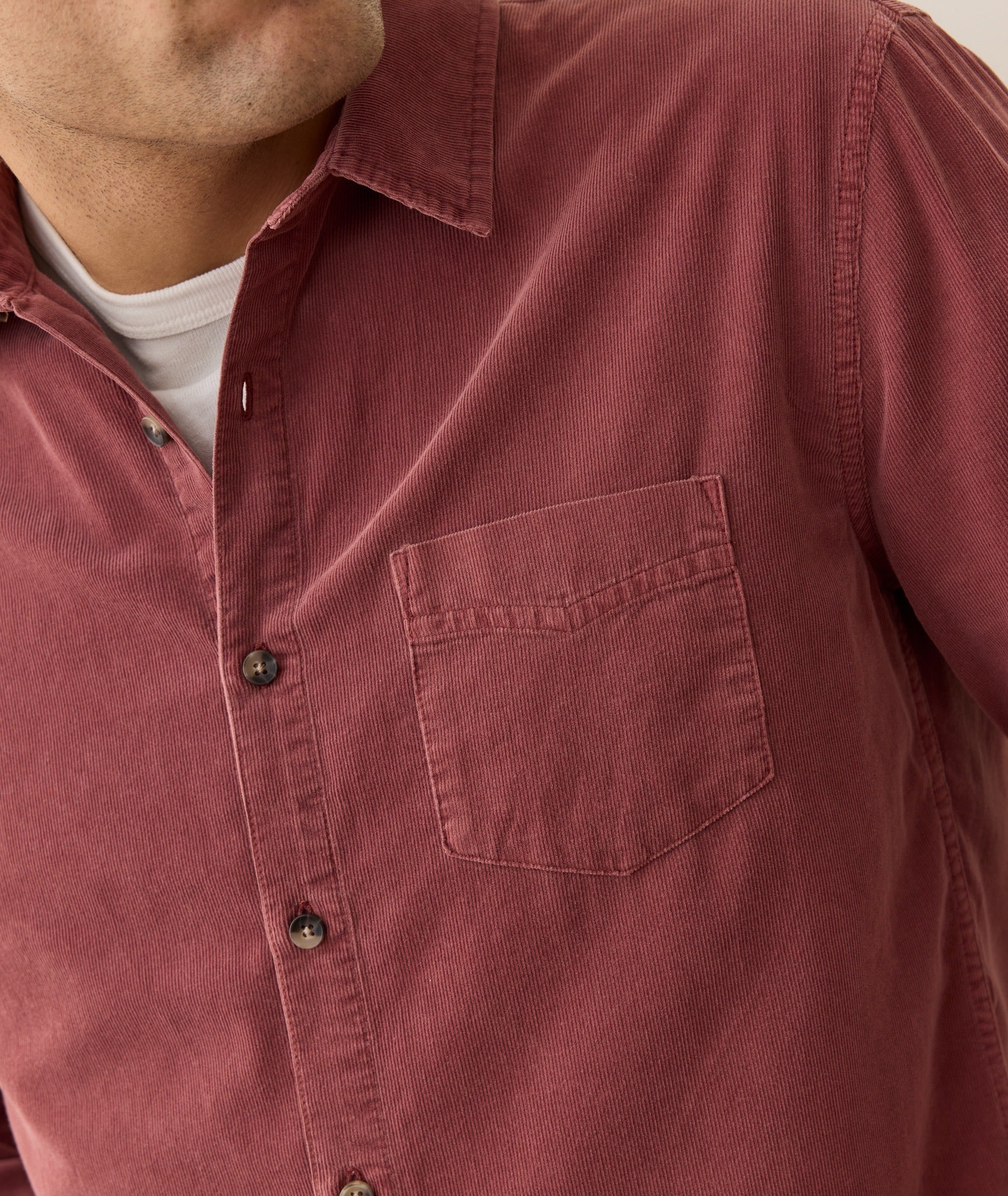 Marine Layer Lightweight Corduroy Shirt
