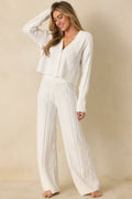 Z Supply Elsa Ivory Cable Knit Cardigan