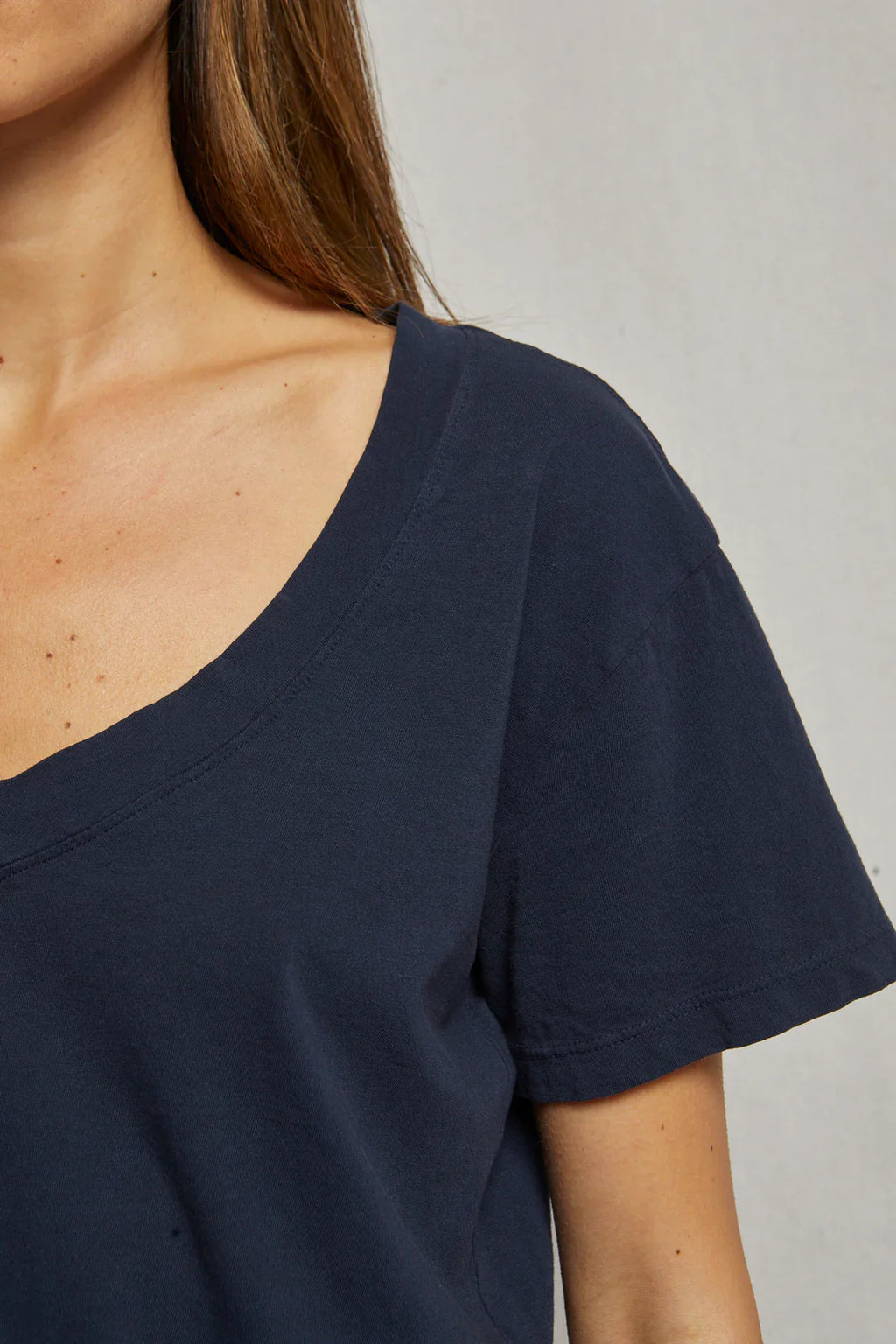 Perfect White Tee Hendrix Boxy V Neck Tee