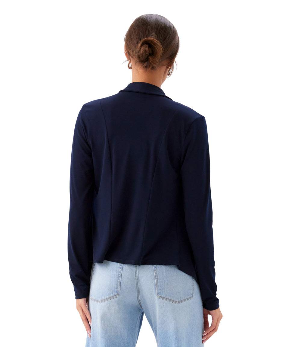 Drape Travel Jersey Cardigan
