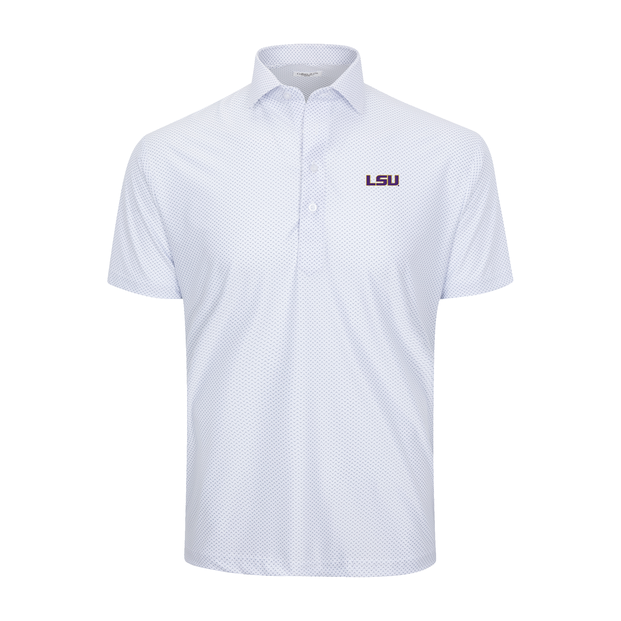 LSU Featherweight Flex Polo Pulse
