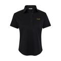 Loyola Chicago Women's Cap Sleeve Semi Spread Polo Black