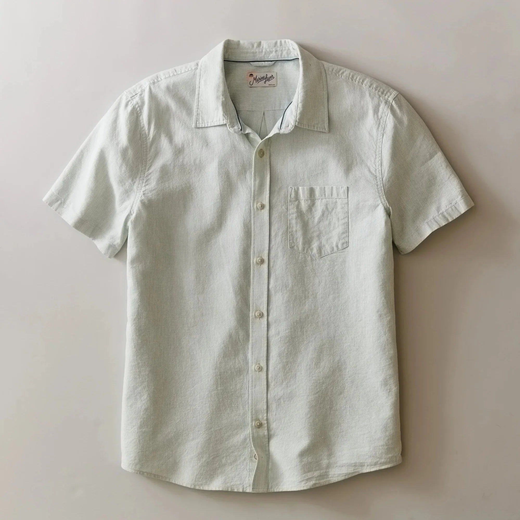 Marine Layer Better-Than-Linen Short Sleeve Shirt
