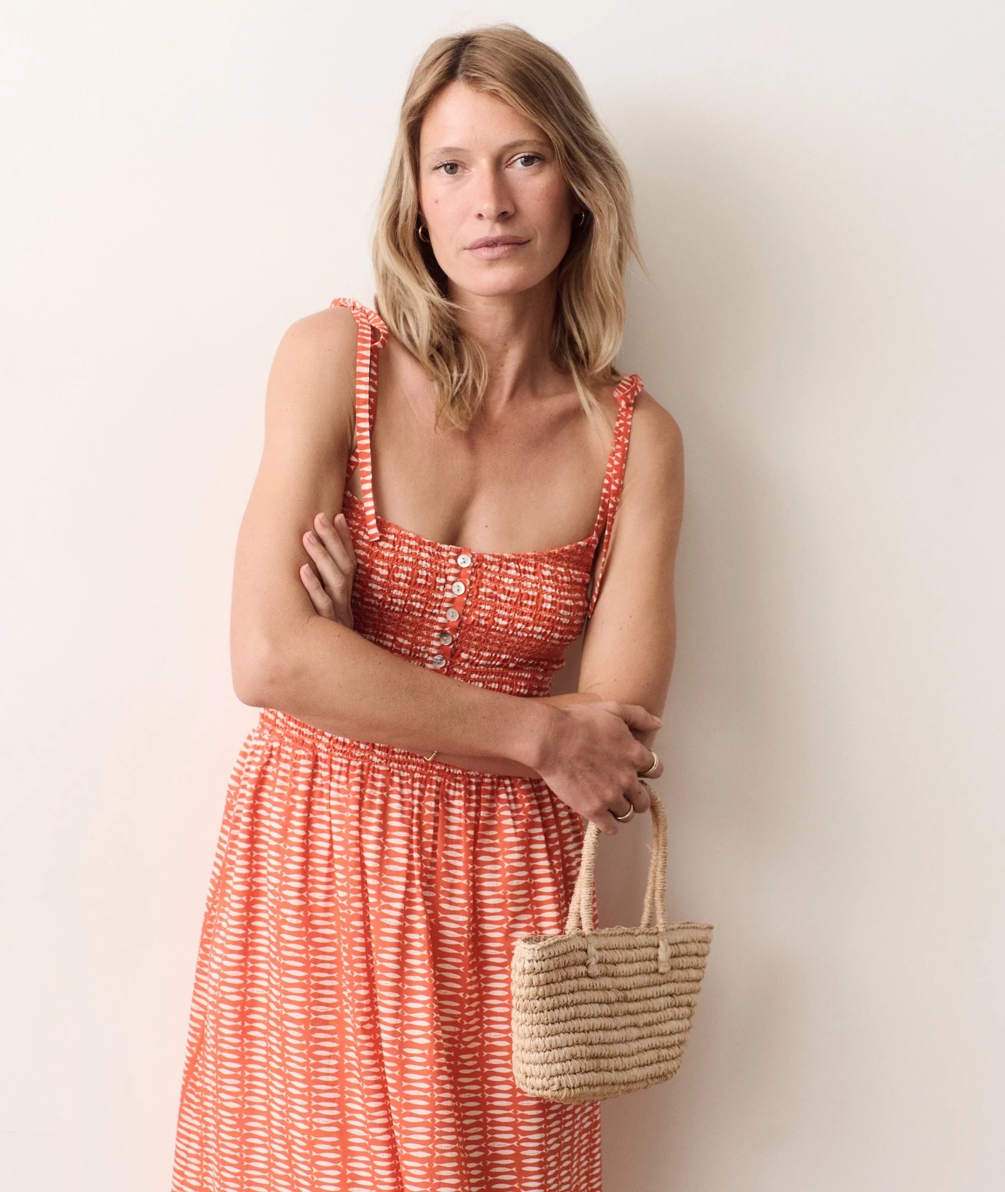 Marine Layer Carmen Smocked Dress