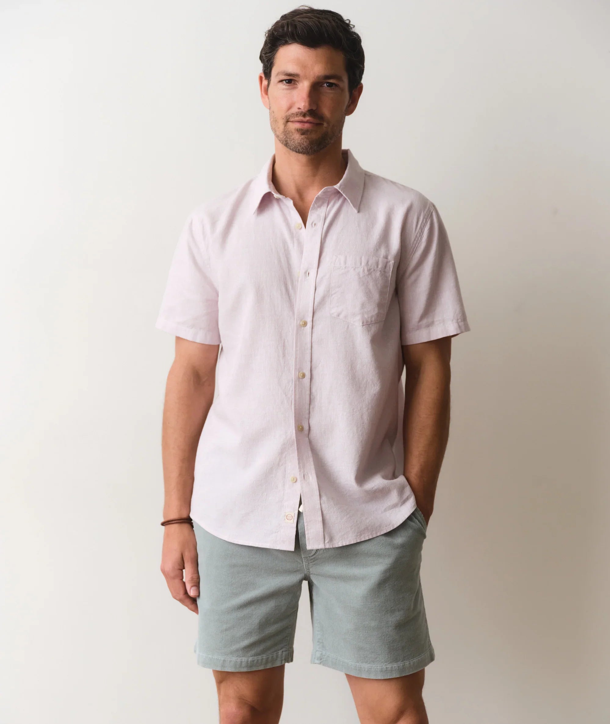 Marine Layer Better-Than-Linen Short Sleeve Shirt