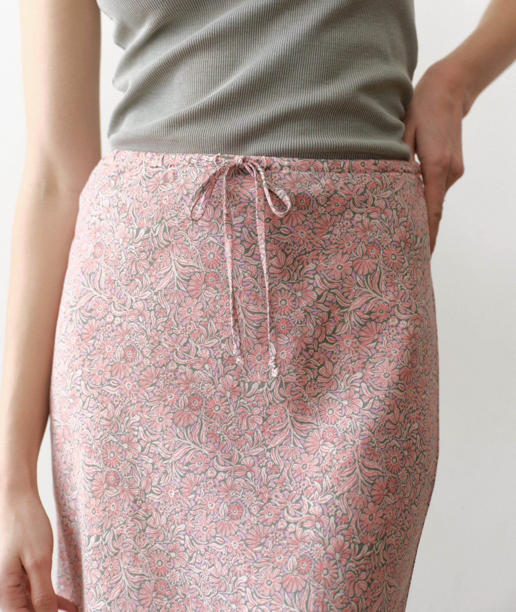 Marine Layer Avery Hemp Midi Skirt