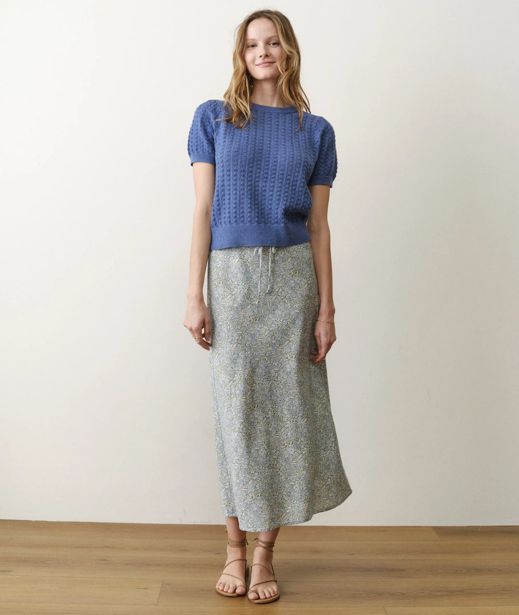 Marine Layer Avery Hemp Midi Skirt