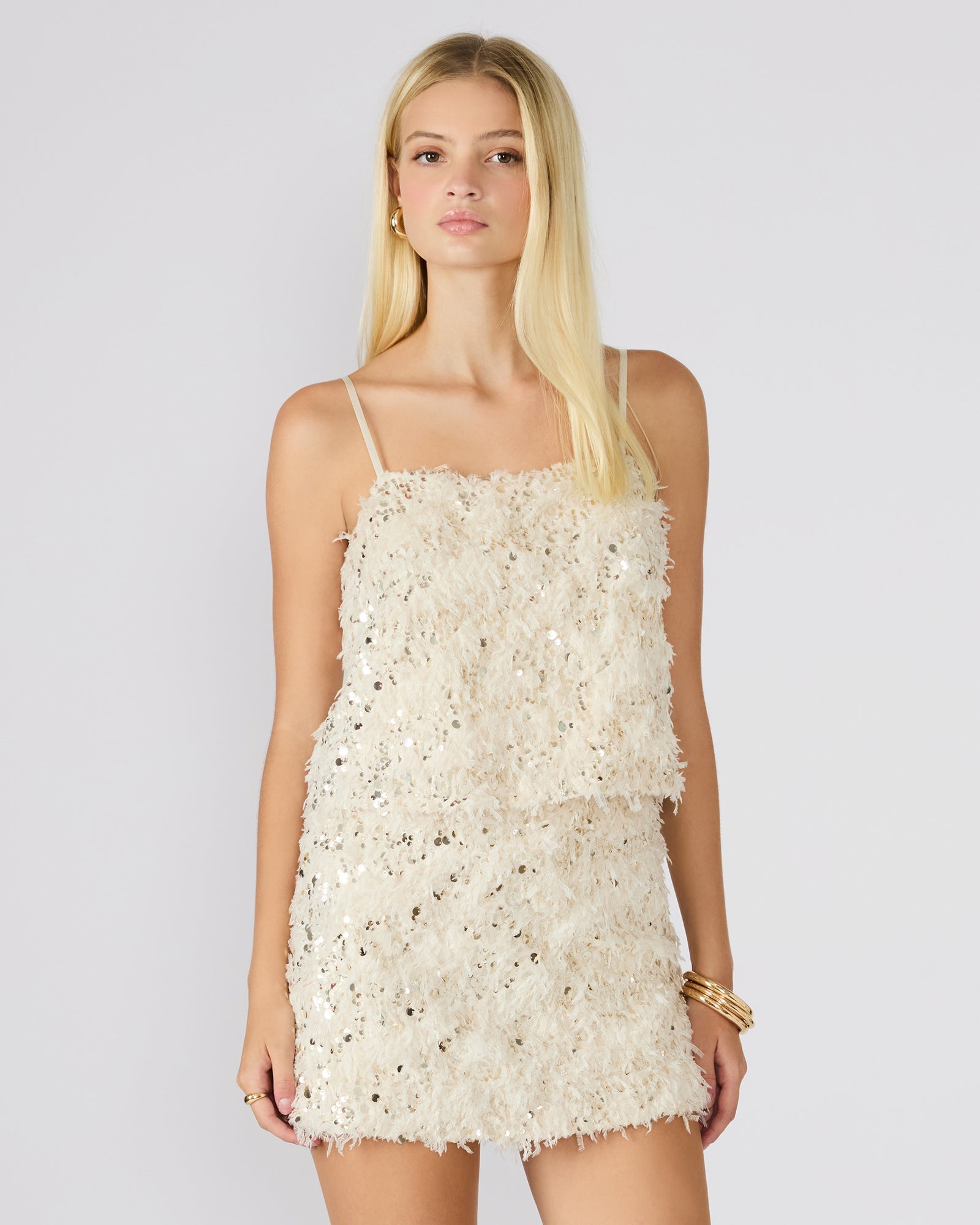 BLAKELYN FEATHER TOP IVORY