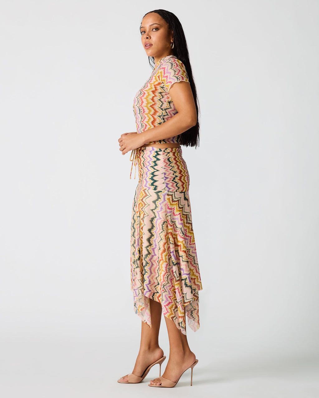 LARKE KNIT TOP RAINBOW VISION