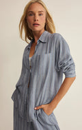 The Perfect Striped Button Up