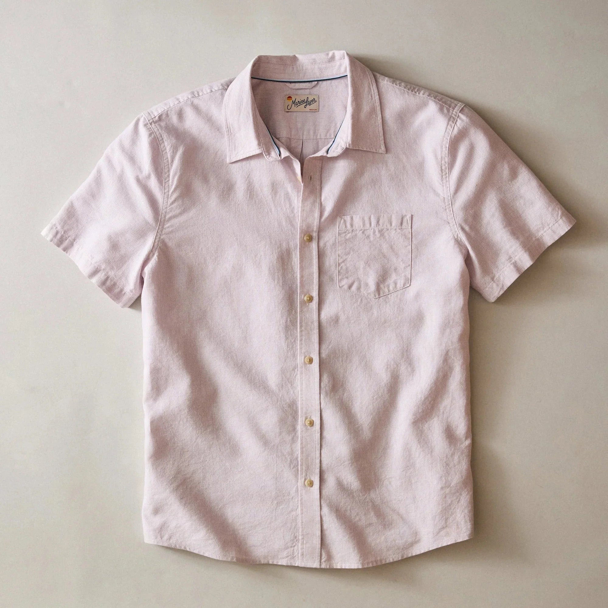 Marine Layer Better-Than-Linen Short Sleeve Shirt