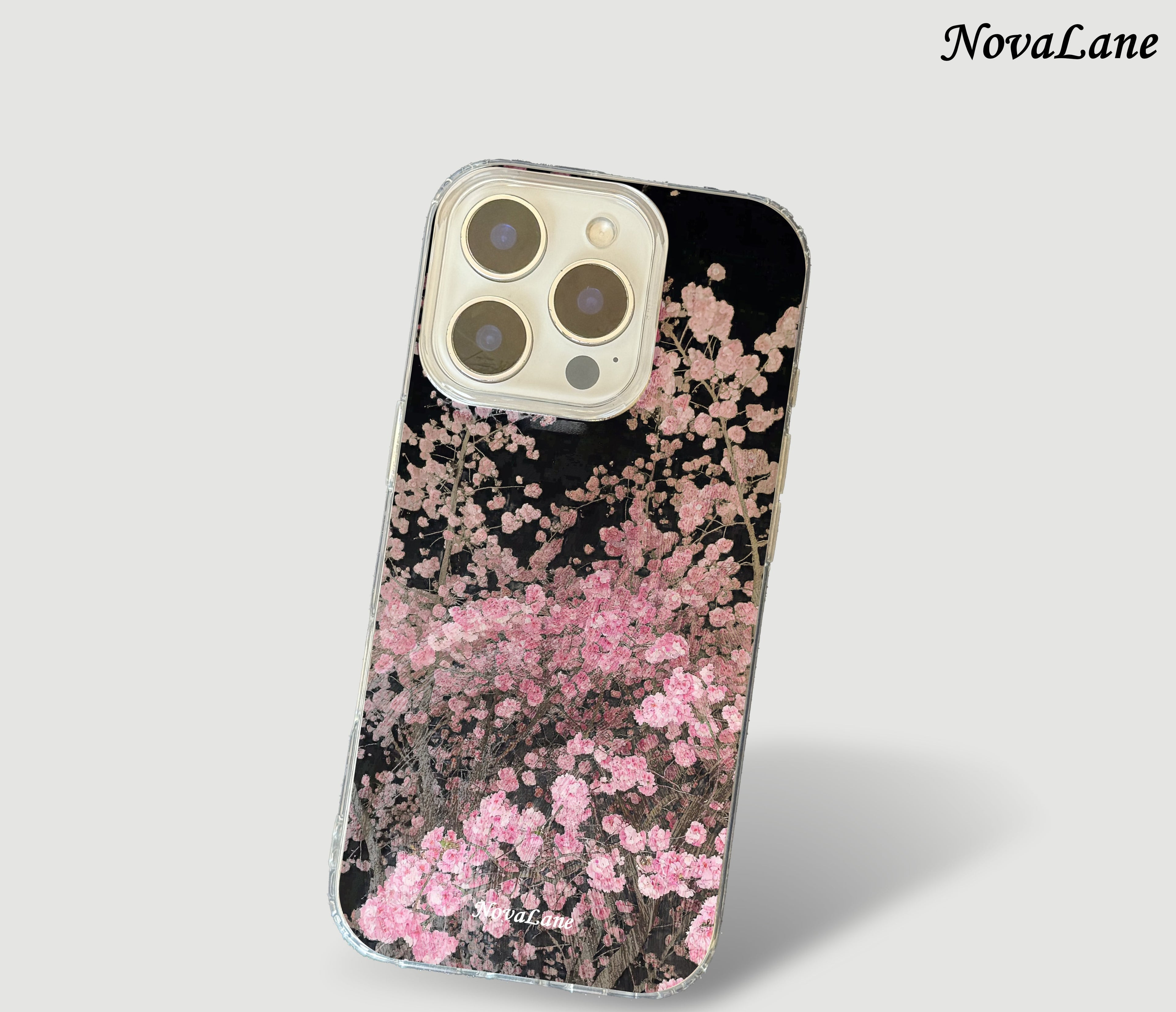 Japanese Sakura Blossom Shining ShineFlow Phone Case