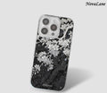 Luminous Silver Floral Blossom Shining ShineFlow Phone Case Cover