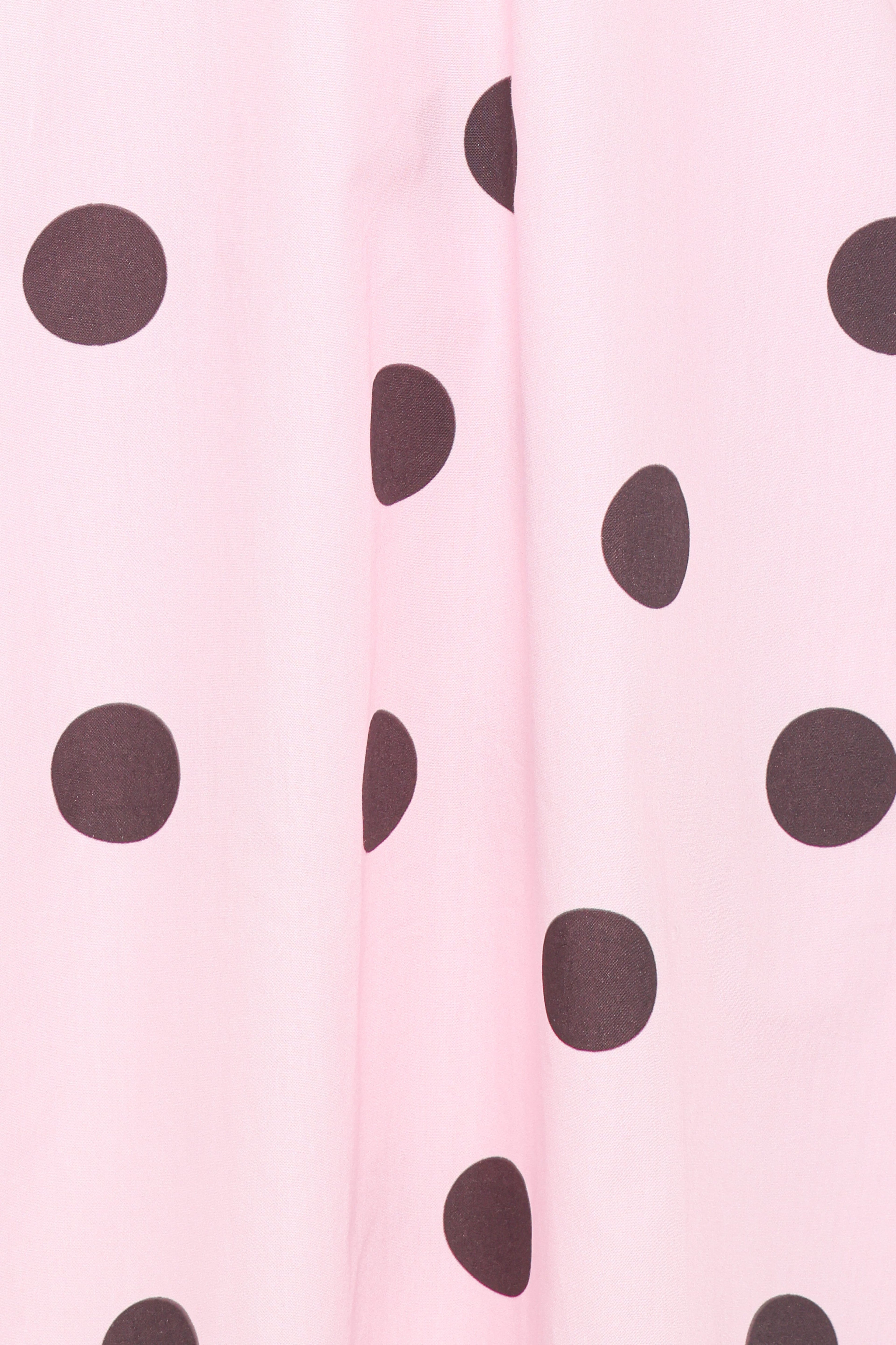 Bertine Mini Dress - Pink Polka Dot