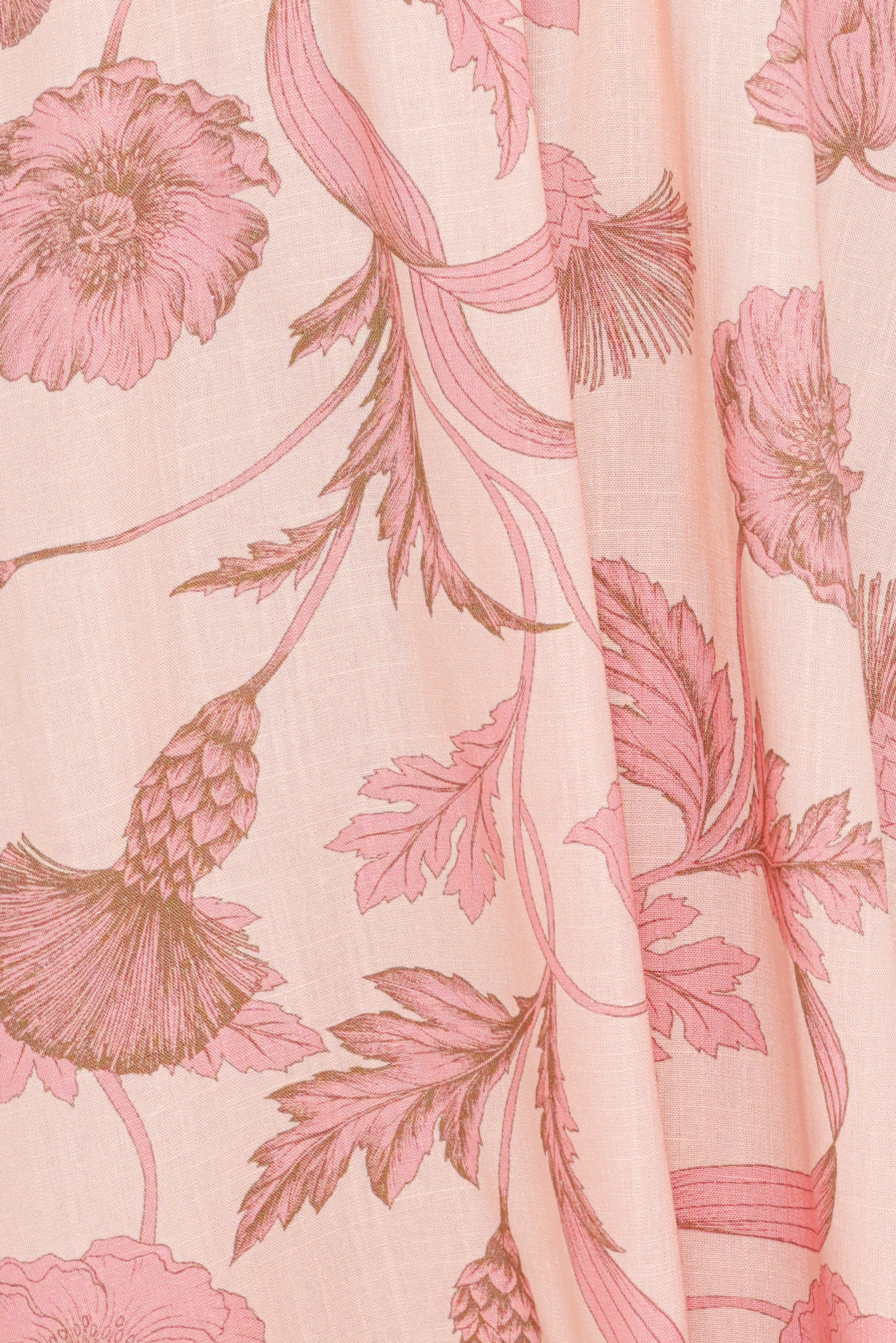 Bowman Maxi Dress - Pink Floral