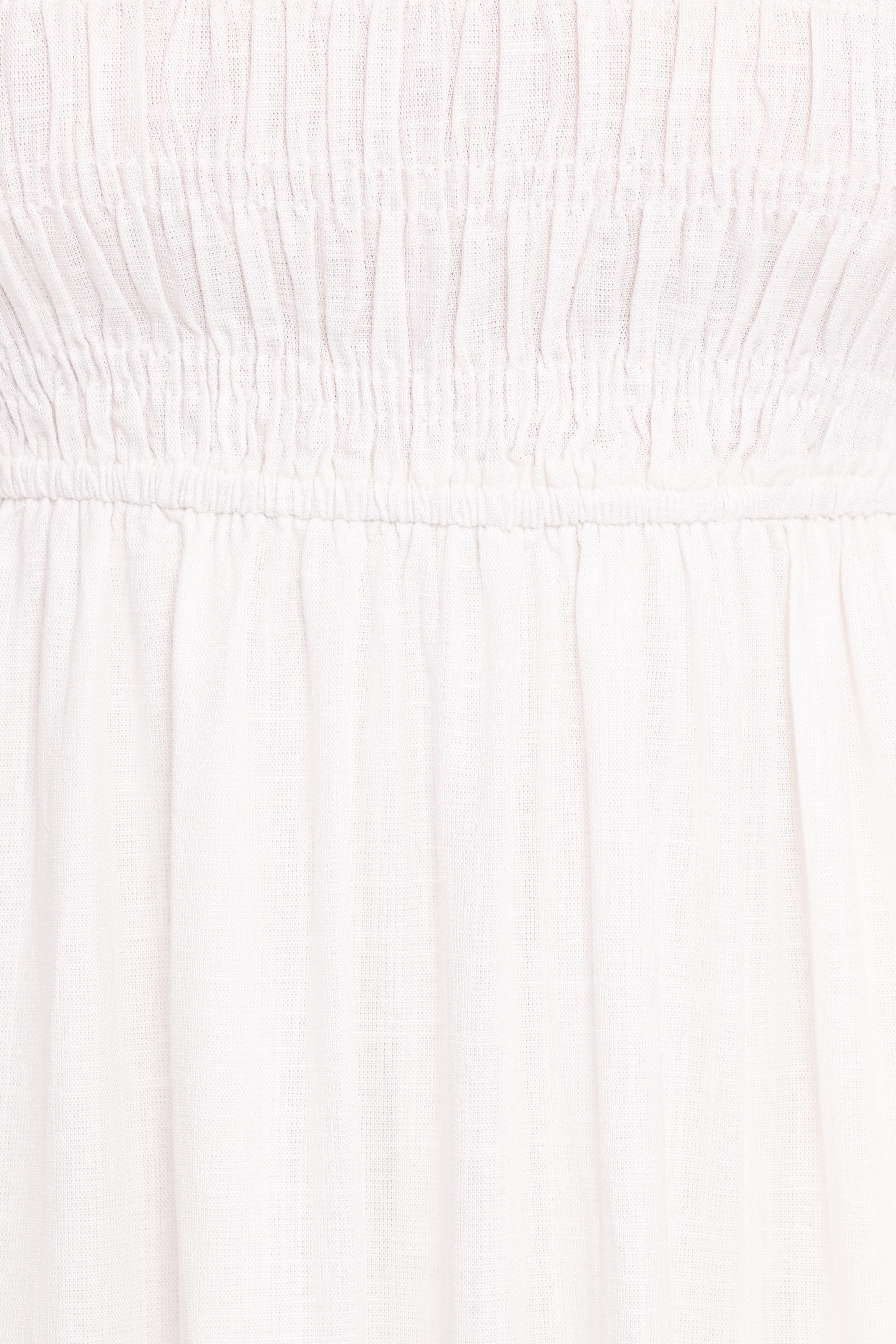 Emari Puff Sleeve Mini Dress - White