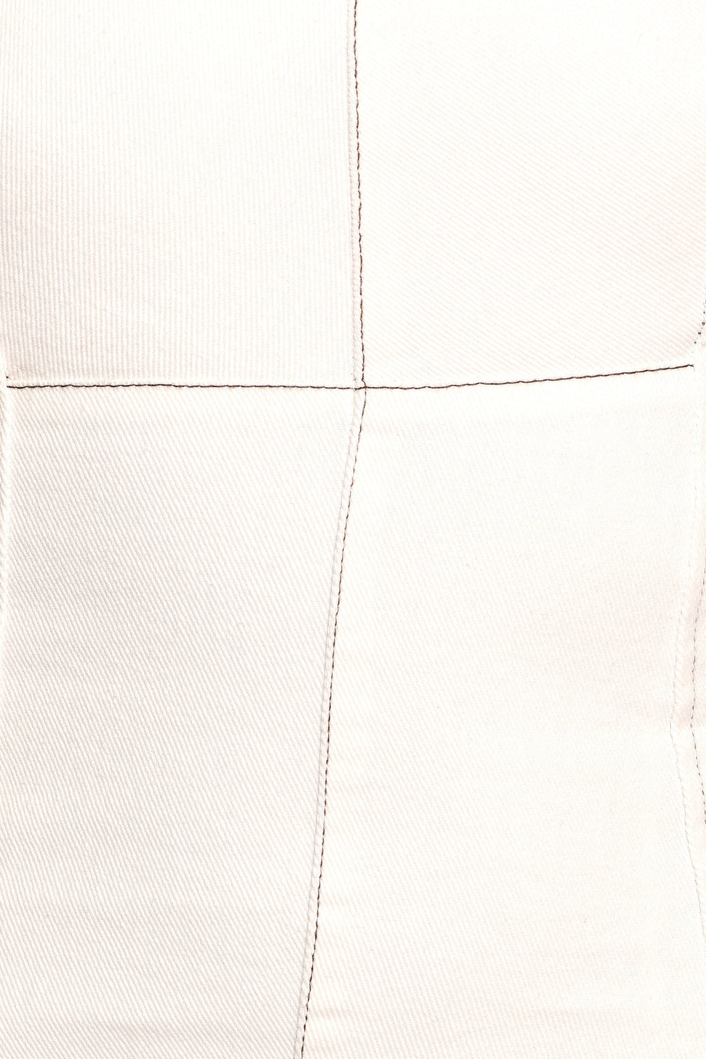 Isley Mini Dress - White Denim
