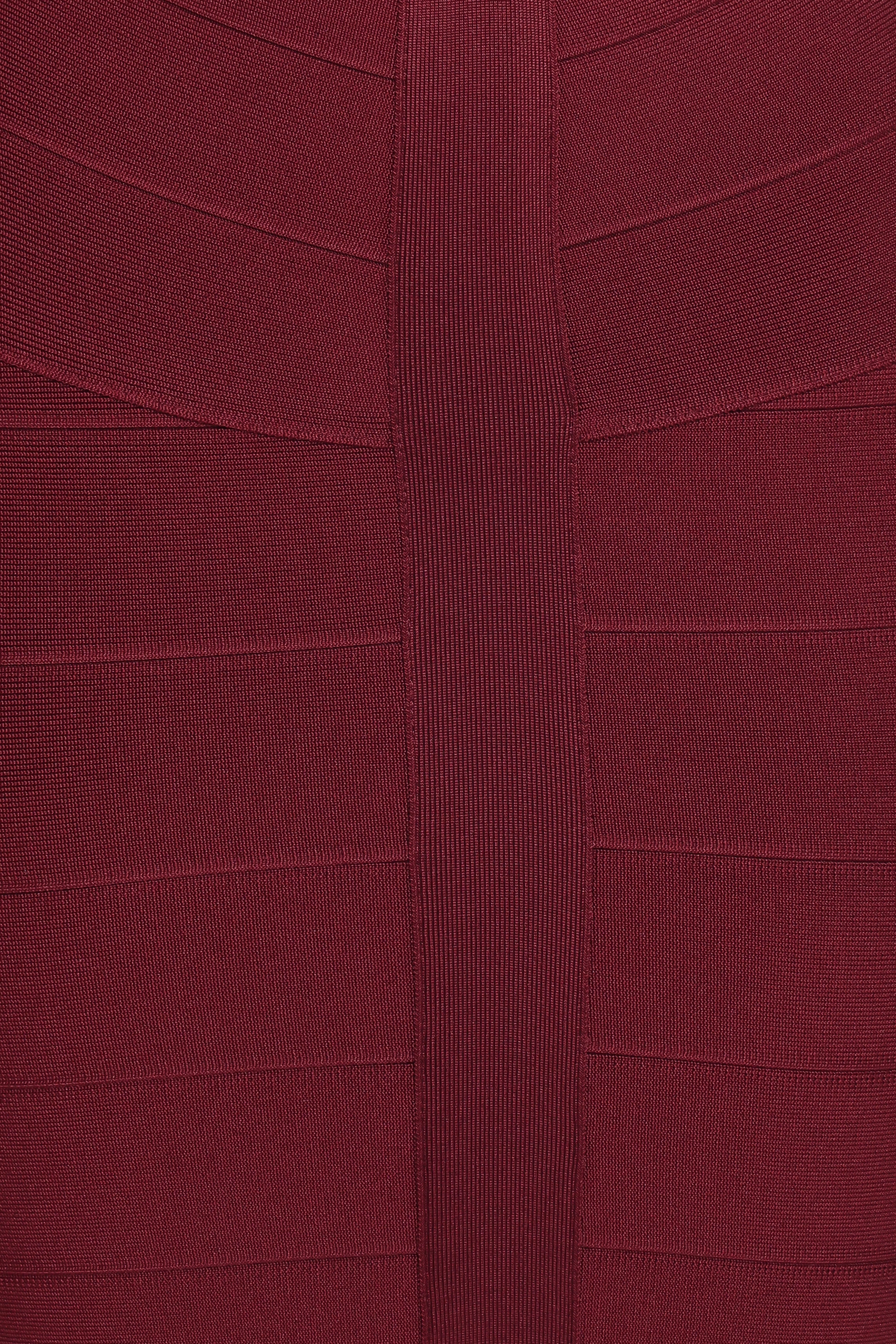 Josiah Midi Dress - Burgundy
