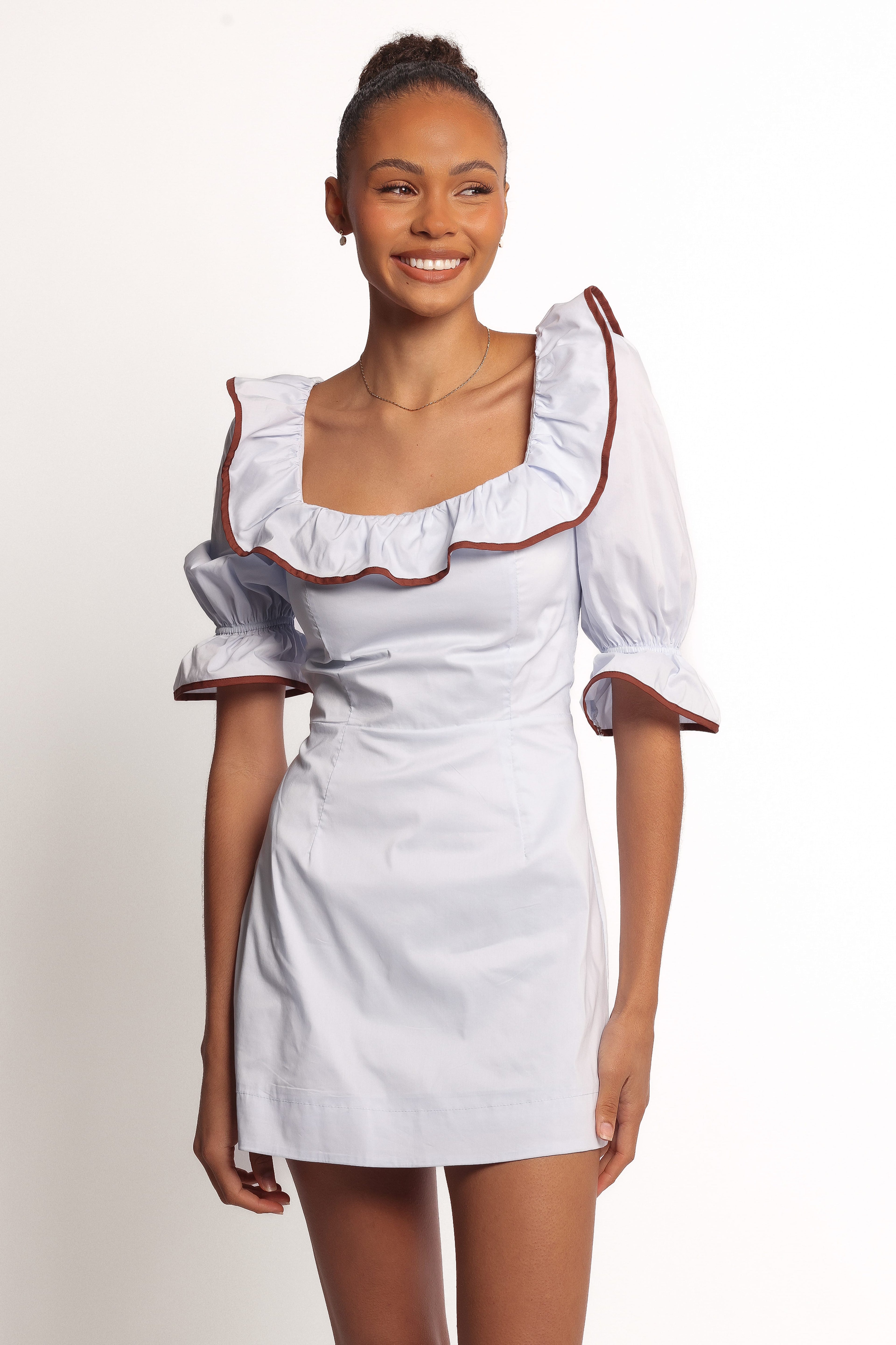 Marilla Mini Dress - Pale Blue