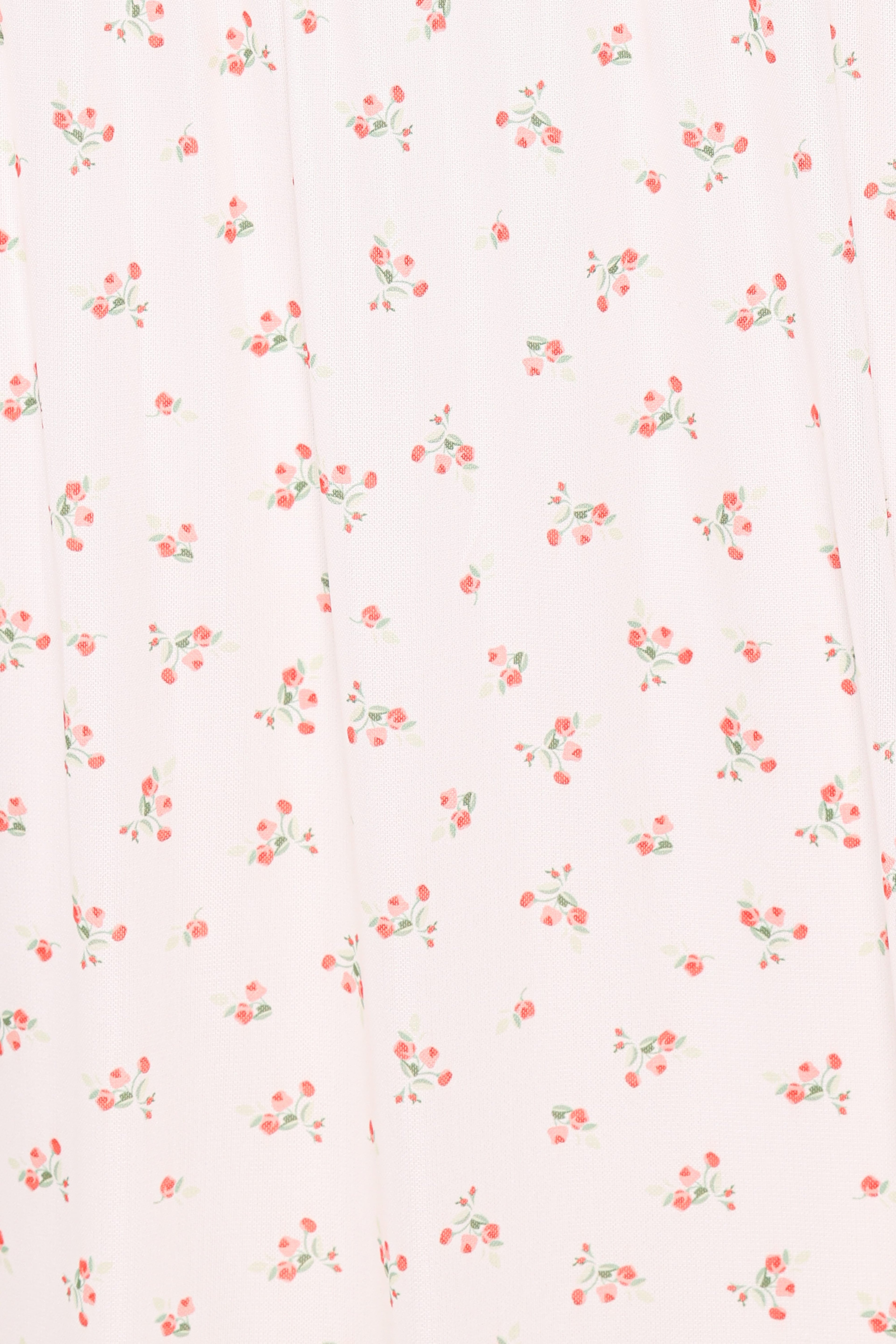 Mayven Maxi Dress - White Ditsy