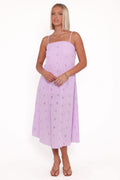 Narcissa Strapless Maxi Dress - Lilac