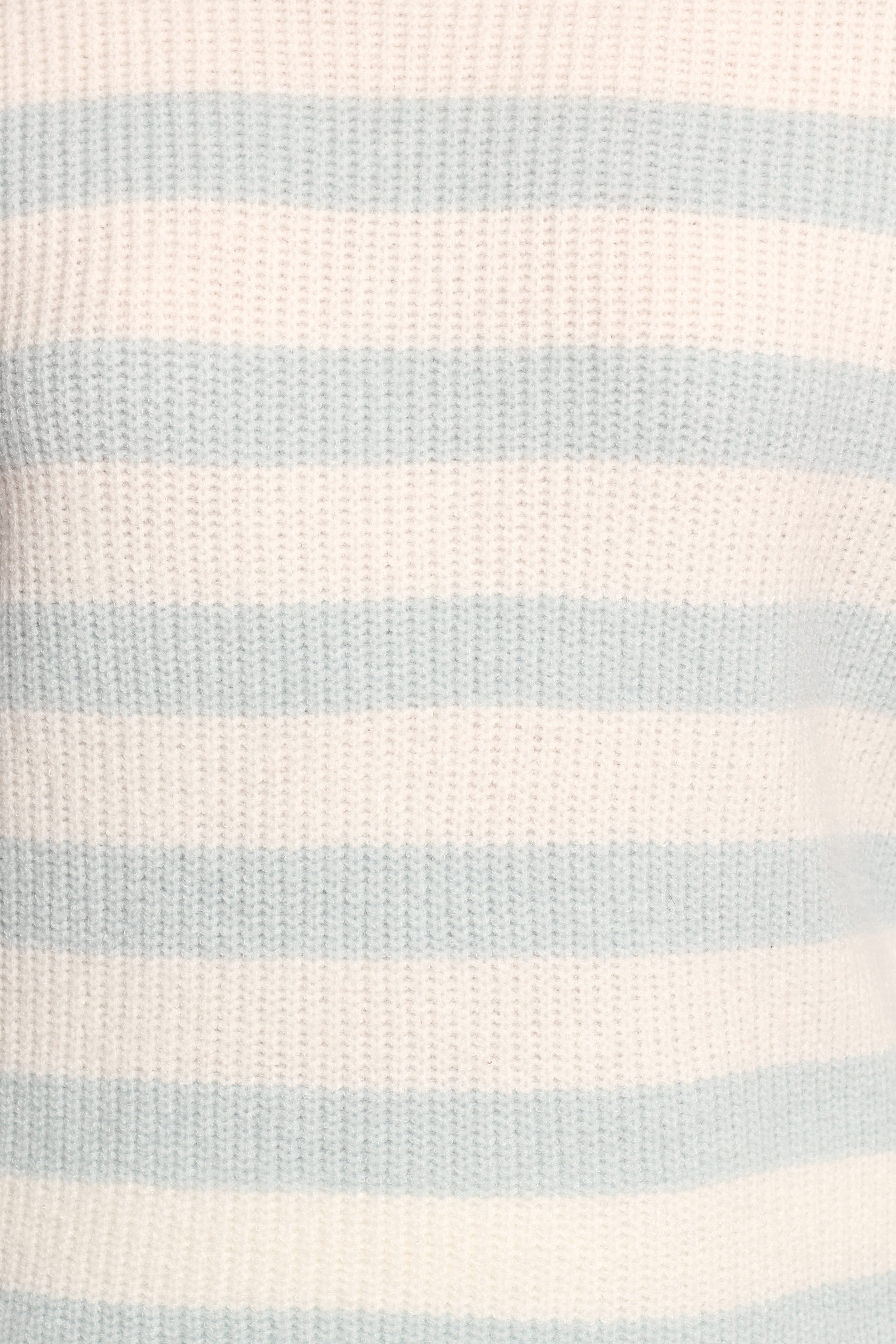 Ciaran Knitted Short Set - Cream Blue